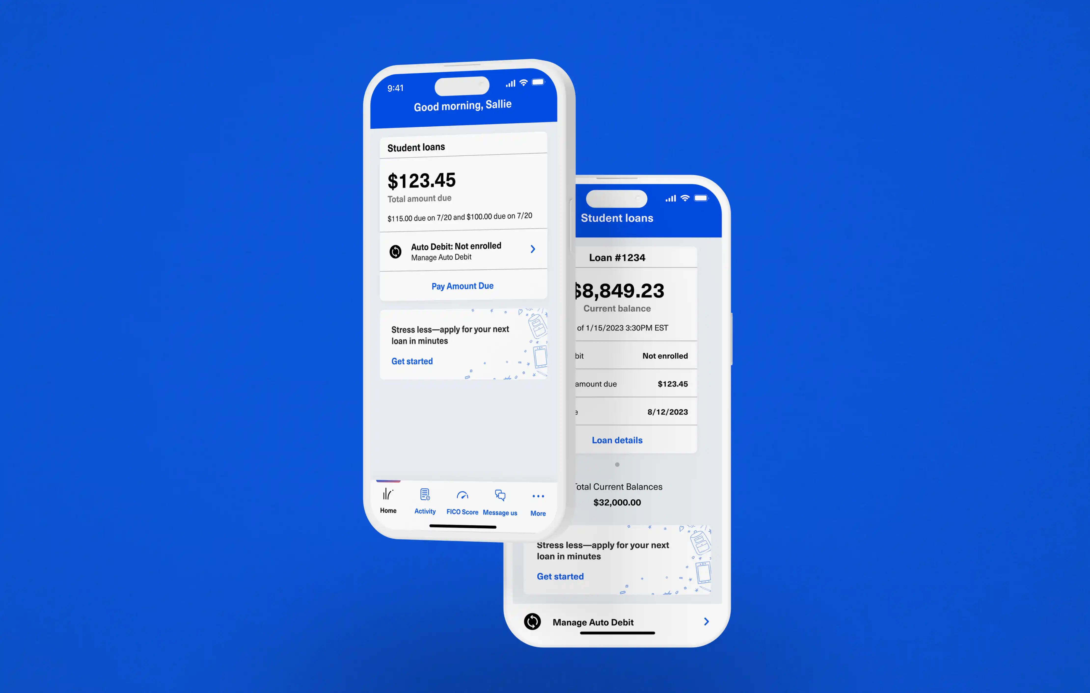 Sallie Mae Mobile app Cross-Sell UI/UX Design by Adam Margolis